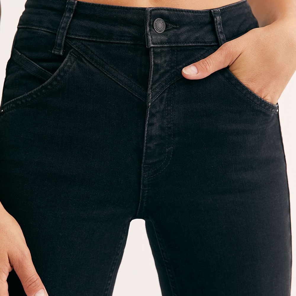 Free People Riley Seamed Skinny Jean size 24